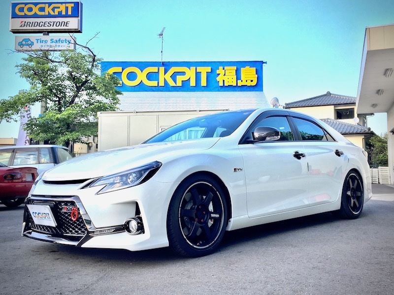 Grx133改 Toyota Mark X Grmn Potenza Adrenalin Re004 Rays Volk Racing Te37 Ultra Track Edition Cusco Specialized Sport Tn S オーナーズカーインデックス カスタマイズカー紹介 コクピット 福島 お客さまの車高調 ドレスアップ