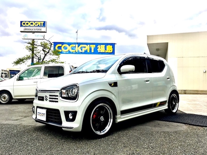 HAS SUZUKI ALTO WORKS ✖ Firestone FIREHAWK WIDE OVAL ✖ RAYS