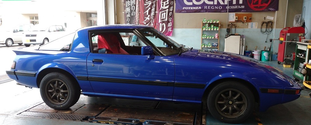 RX-7（SA22）にポテンザ RE-71RS装着♪ | マツダ RX-7 タイヤ タイヤ