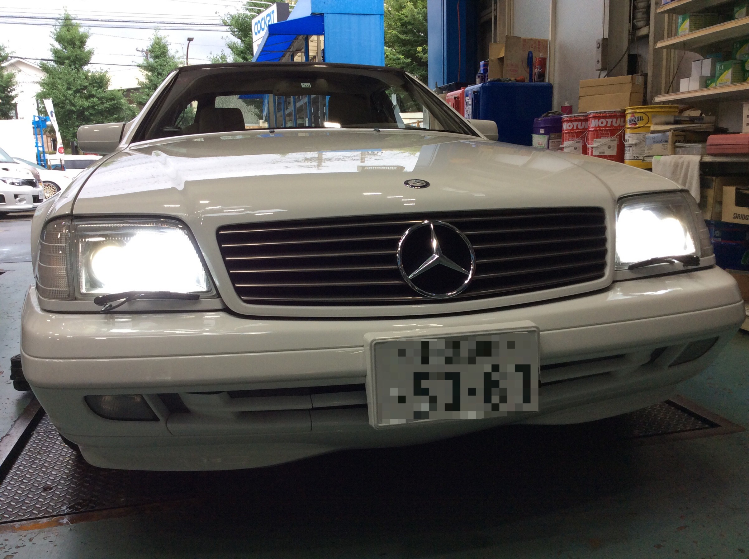 明るくなりました。 | メルセデス・ベンツ SLクラス HID・LED（その他