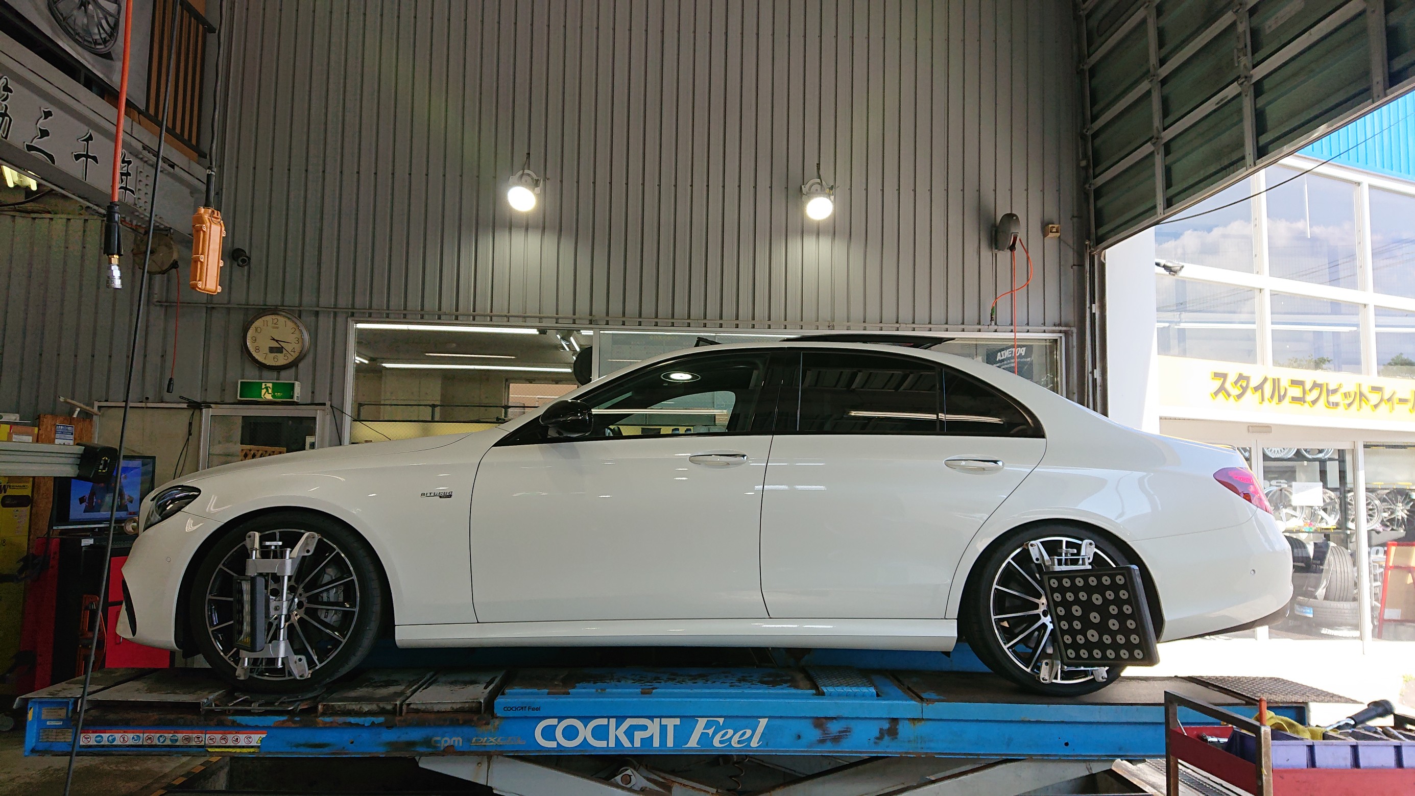 iiD Lowering Kit（ロワリングキット） の取付とアライメントの測定