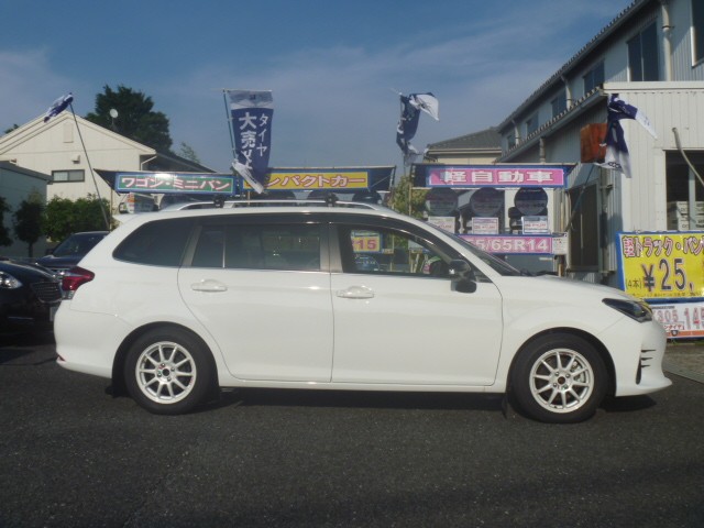 Nze161 カローラフィールダーに車高調取り付け トヨタ カローラフィールダー 足まわり サスペンション ブレーキ 足まわり サスペンション ブレーキ サスペンションパーツ関連取付 アフターパーツ取り付け事例 コクピット 麻生 お店の得意技紹介