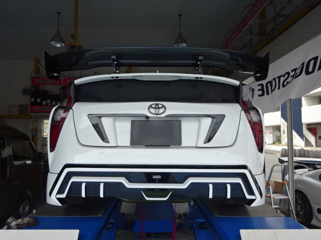 50 プリウス リア ヒッチ メンバー エアロ カスタム パーツ スポイラー