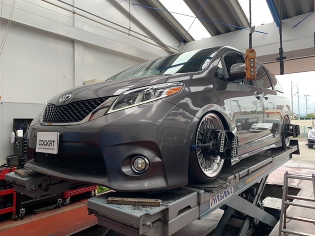 ◇TOYOTA SIENA [GSL30L] 4輪アライメント測定&調整◇ | トヨタ 足 