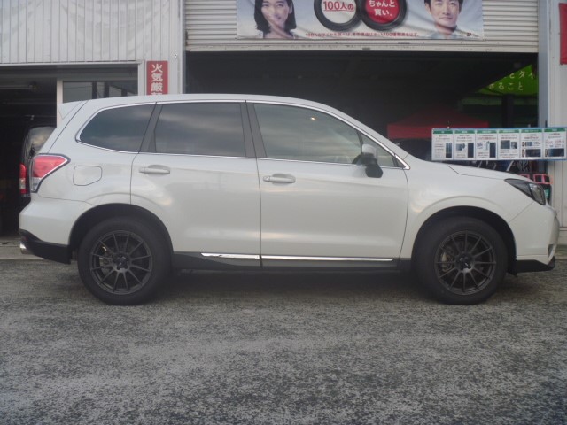 渋センスな足チョイス スバル フォレスター 足まわり サスペンション ブレーキ 足まわり サスペンション ブレーキ サスペンションパーツ関連取付 アフターパーツ取り付け事例 コクピット 麻生 お店の得意技紹介