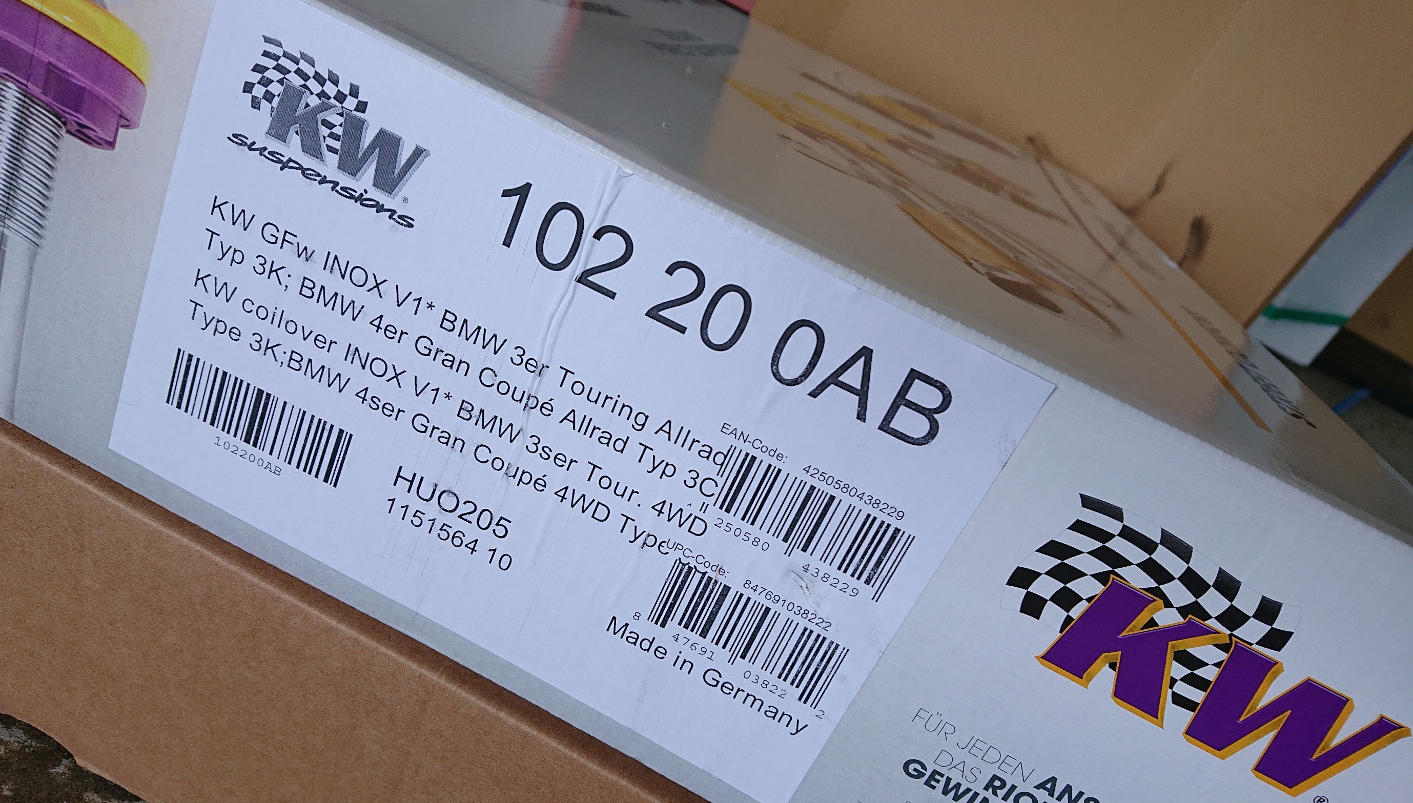 KW Version-1 取付 & 4輪アライメント調整作業 / BMW F31 320i KW Version-1 取付 & 4輪アライメント調整作業 / BMW F31 320i