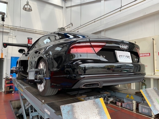 ◇AUDI A7 KWサスペンションキット取付◇ | アウディ A7スポーツ