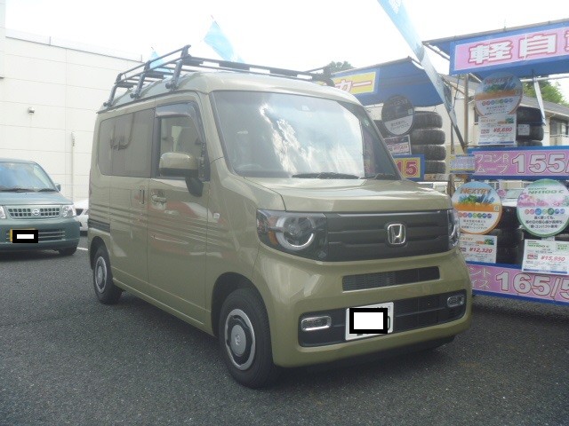 新車 N Vanにナビ スピーカーを取り付け ホンダ N Van Av カーナビ ドライブレコーダー Etc Av カーナビ ドライブレコーダー Etc ナビゲーション取付 Av用品取り付け作業事例 コクピット 麻生 お店の取付加工事例紹介