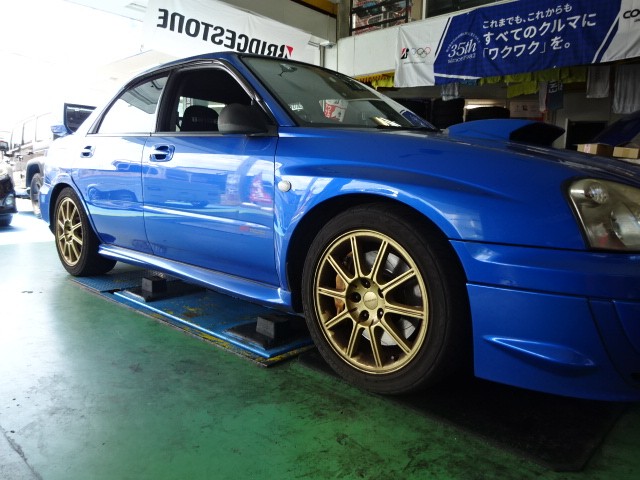 インプレッサGDB 足廻りリフレッシュ！ | スバル インプレッサWRX STI