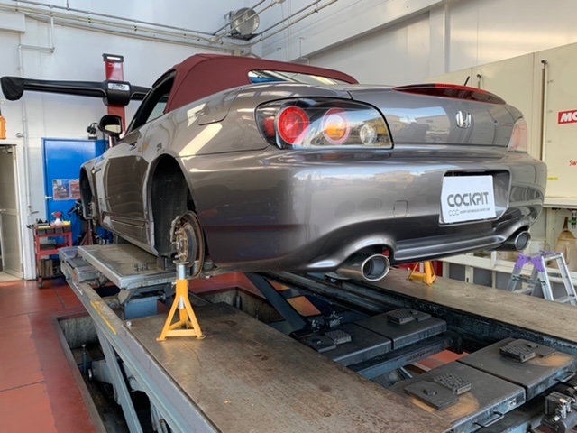 ◇HONDA S2000 [AP2] SPOONリジカラ取付・1G締付け・4輪アライメント
