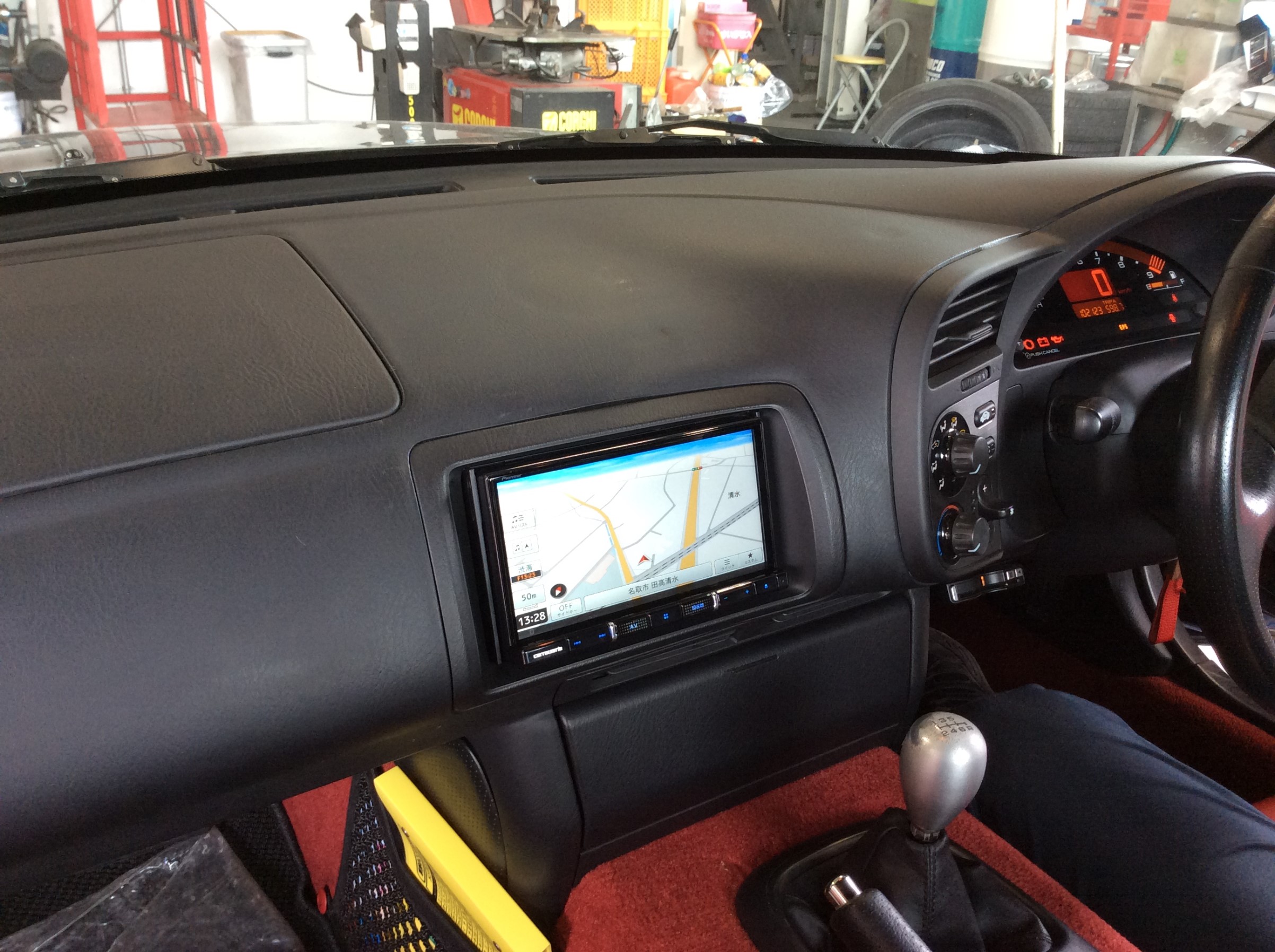 ホンダs00 ナビゲーション取り付けます カスタマイズ別ショーケース コクピット 名取 お店の取付加工事例紹介