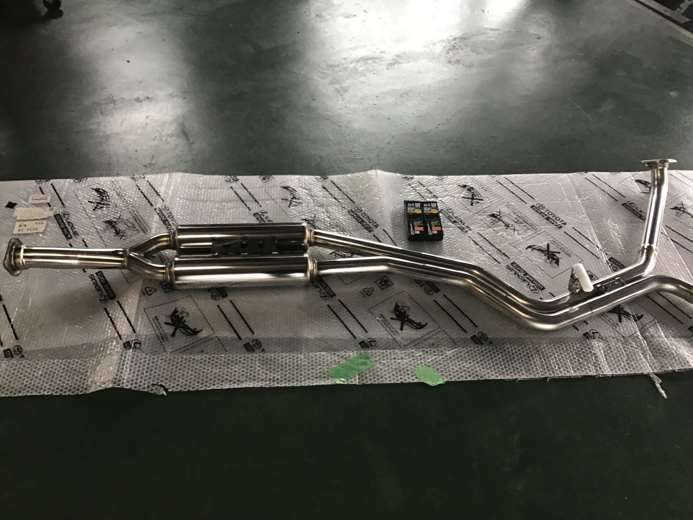 レガシィB4 BM9センターパイプ（純正加工ストレート