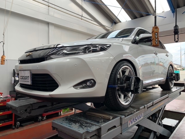 ◇TOYOTA HARRIER [ZSU60W] TEIN FLEX-Z取付・WORK ZEAST ST1