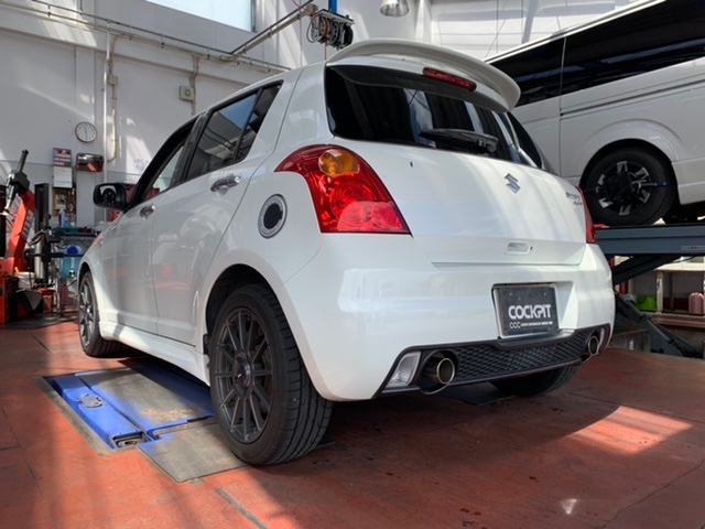 ◇SUZUKI SWIFT SPORT [ZC31S] ACREブレーキパッド交換◇ | スズキ スイフト スポーツ 足まわり（サスペンション・ブレーキ）  足まわり（サスペンション・ブレーキ） > ブレーキキャリパー・ブレーキパッド交換 | スタッフ 日記 | コクピット 荒井 | 車のカスタマイズに  ...