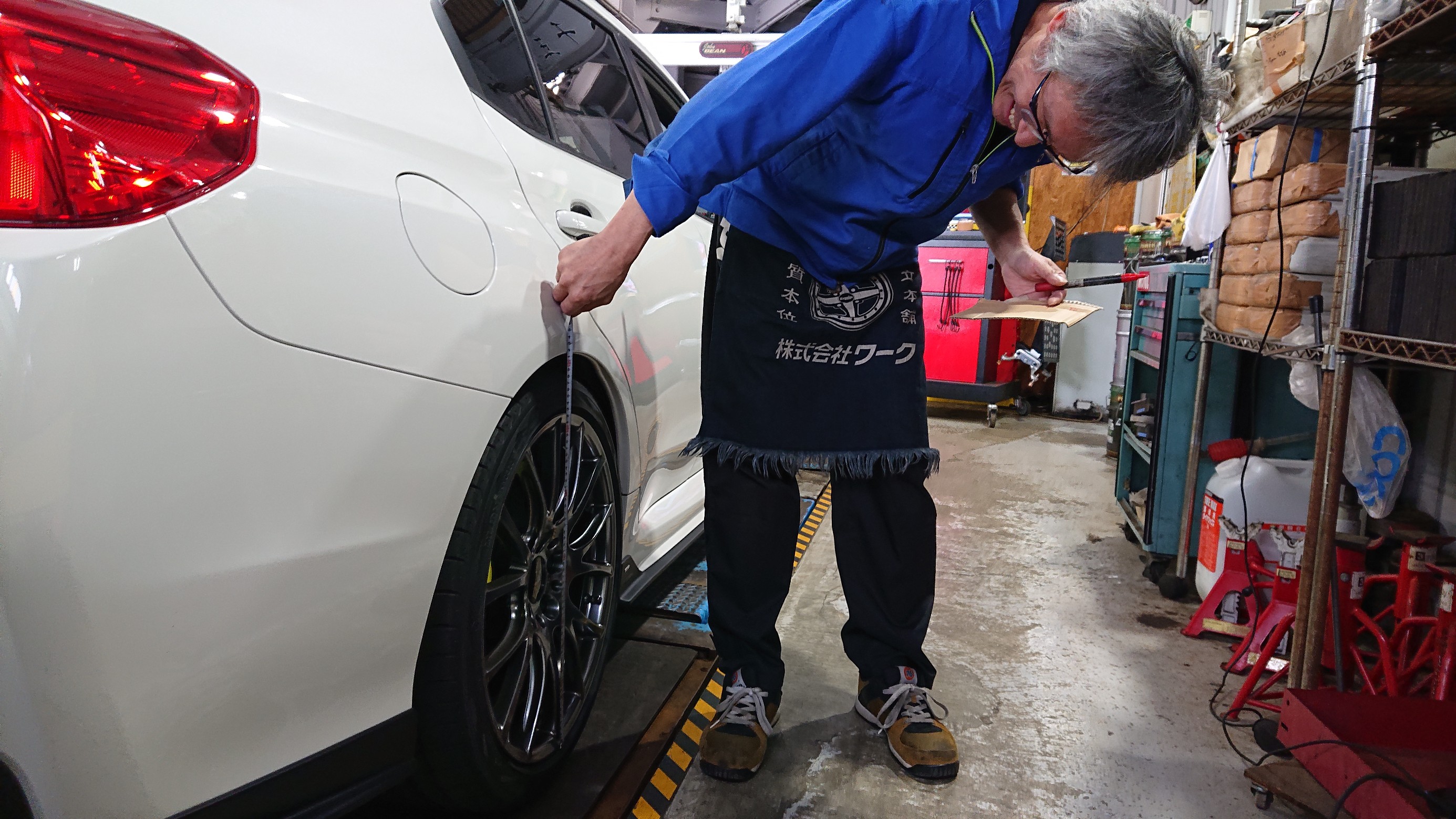 クスコ STREET ZERO A 取付 & 4輪アライメント調整作業 ／ スバル WRX