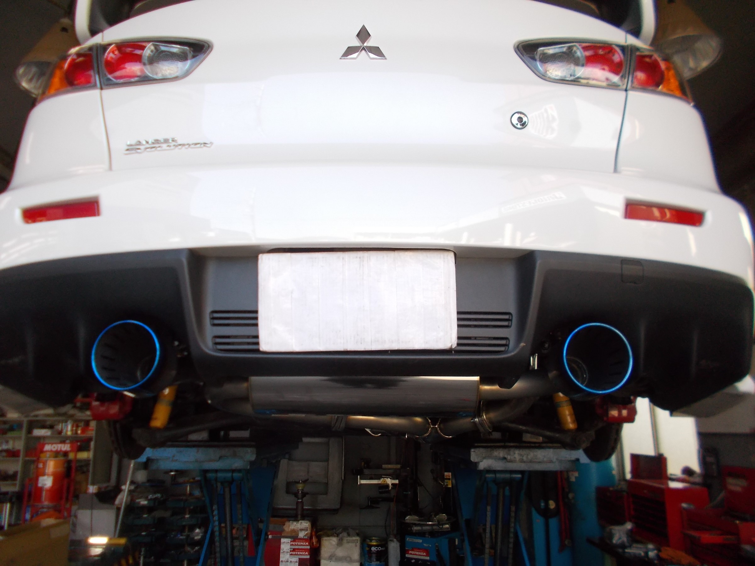 ランサーエボリューションⅩ HKS「スーパーターボマフラー」＆サード