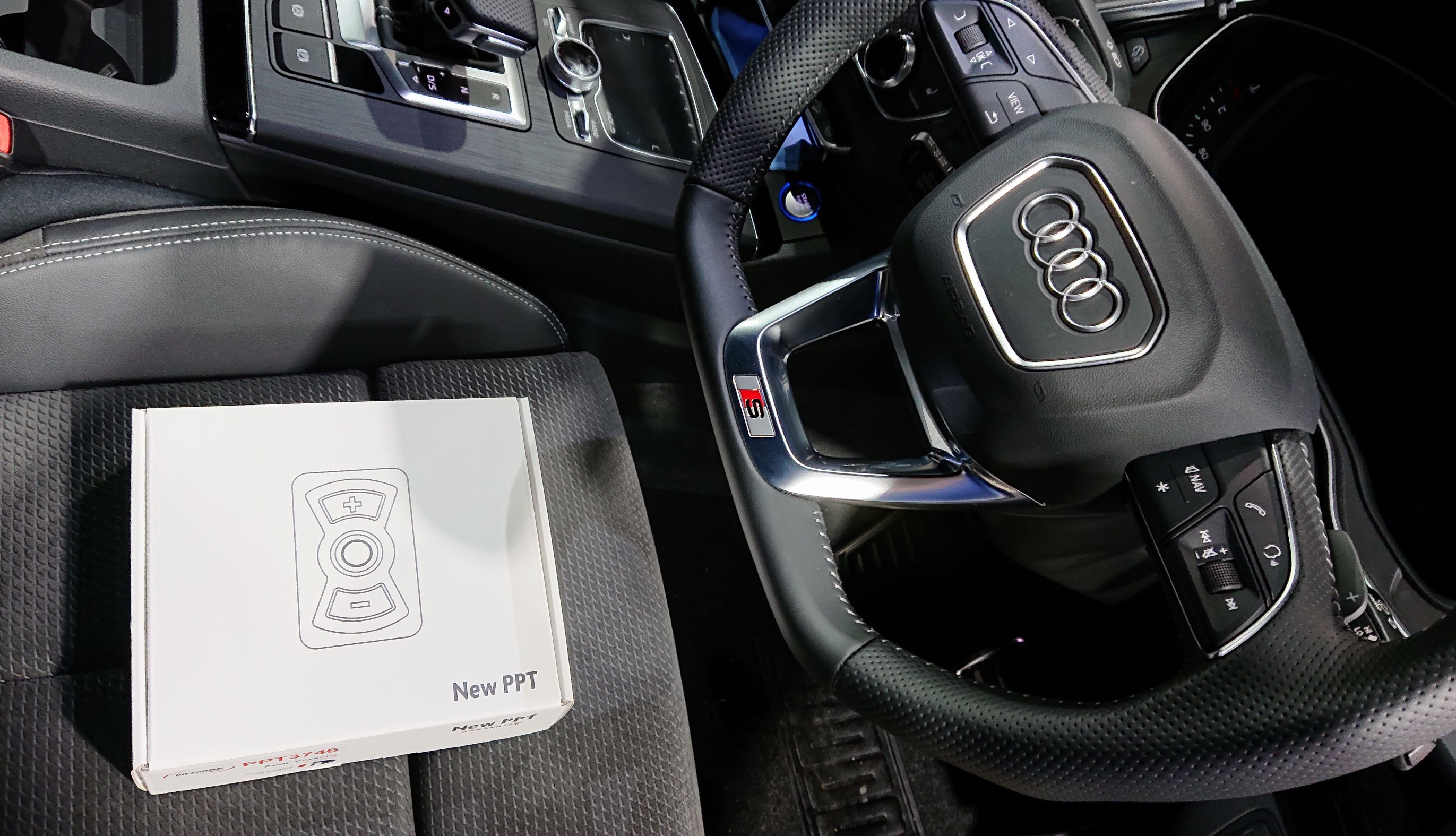 DTE SYSTEMS スロットルコントローラー New PPT の取付 ／ Audi Q5 40 