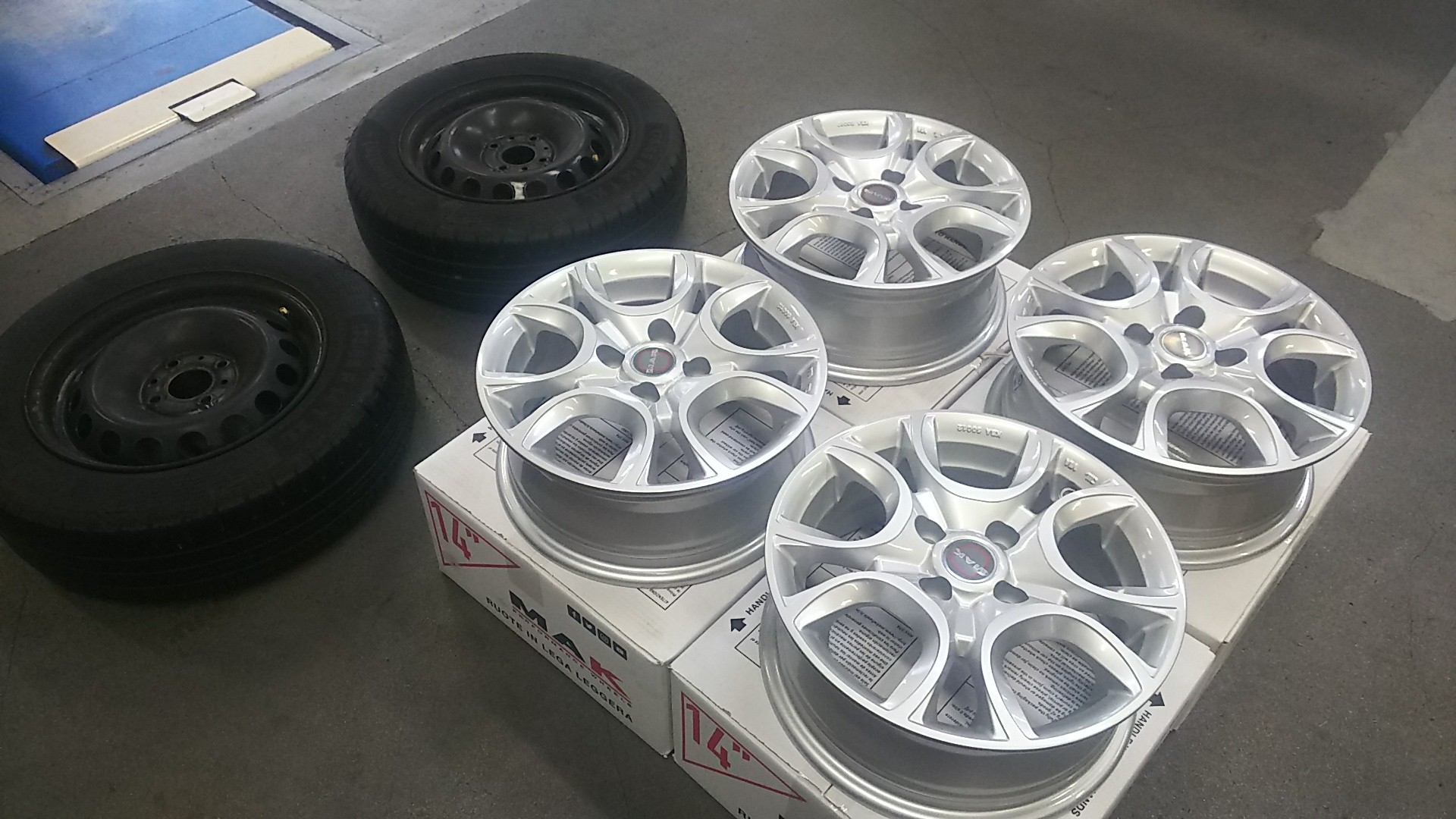 FIAT 500】へ【MAK TORINO】！ | フィアット 500 タイヤ タイヤ