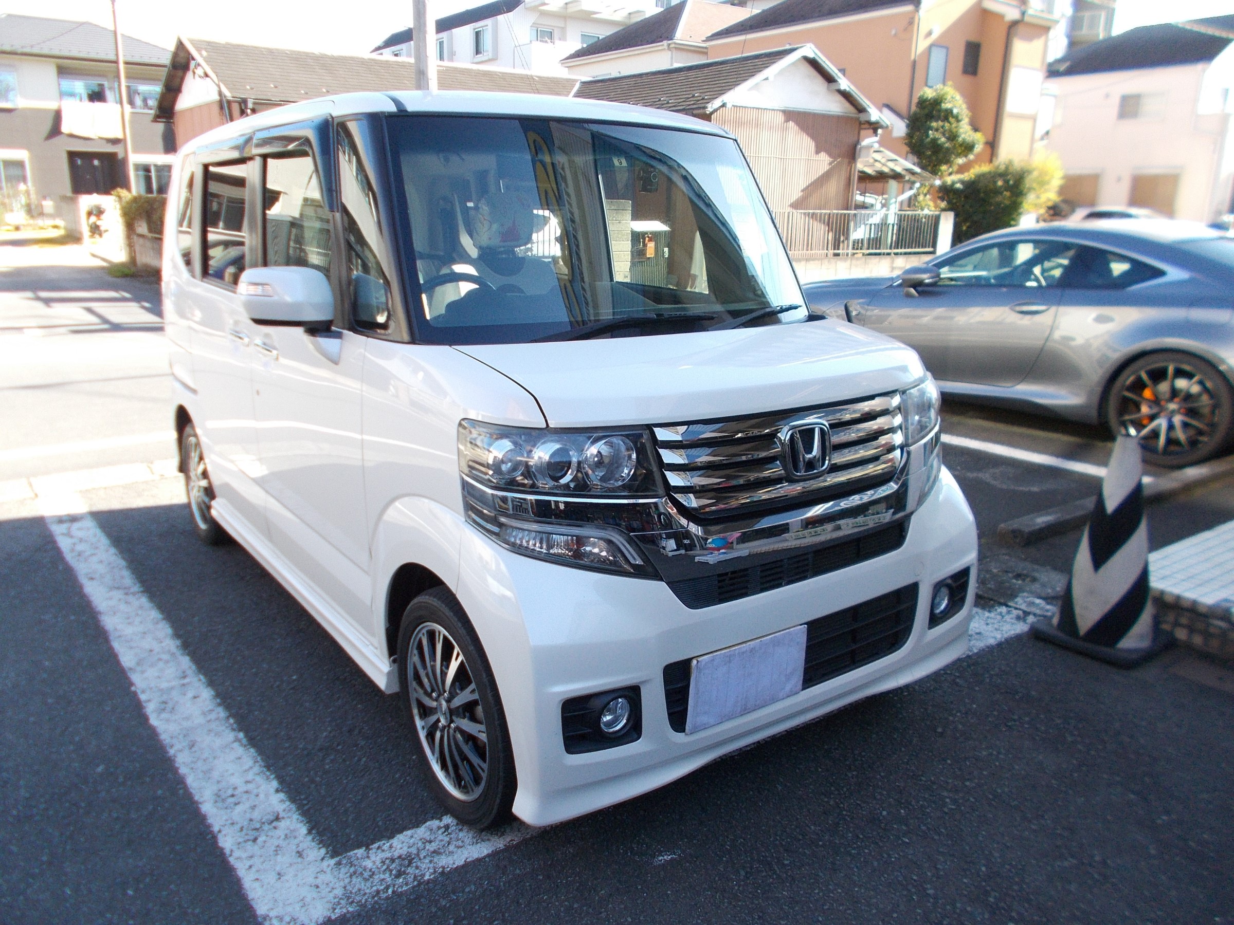 N Boxカスタム テイン製車高調 Street Basis Z 装着 アライメント作業 ホンダ N Boxカスタム 足まわり サスペンション ブレーキ 足まわり サスペンション ブレーキ サスペンションパーツ関連取付 作業日誌 コクピット 川越 お店の得意技紹介