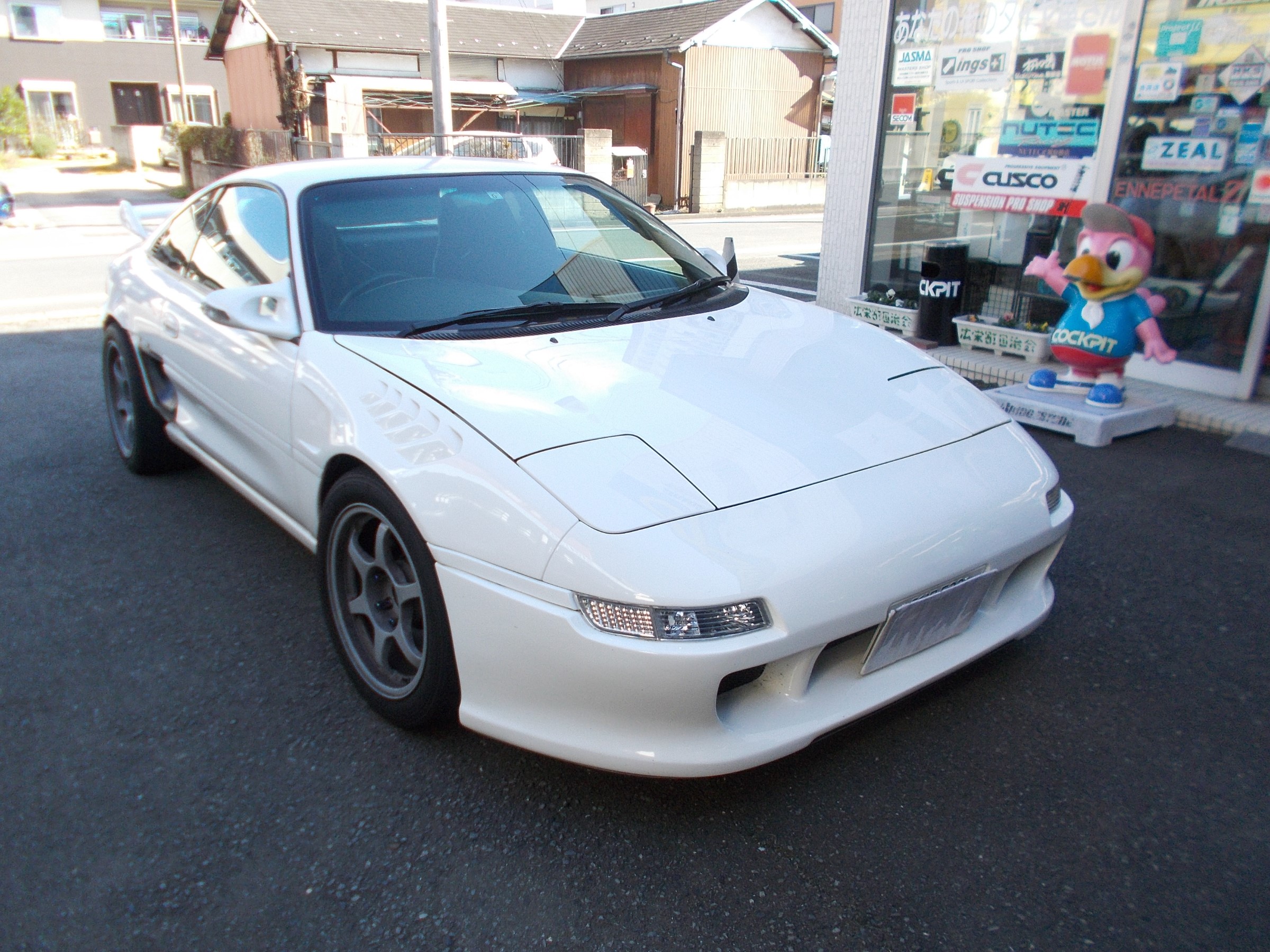 MR2 キャンバー調整機構付リヤピロアッパーマウント交換（持込み