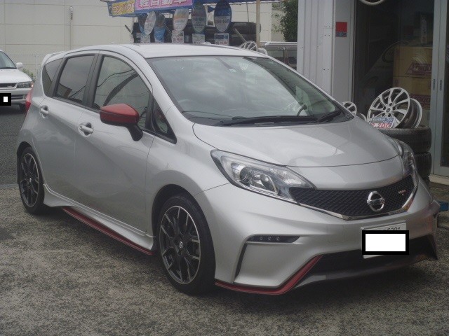 乗り心地の改善!! ノートNISMO Sの足回り交換＋スーパーアライメント