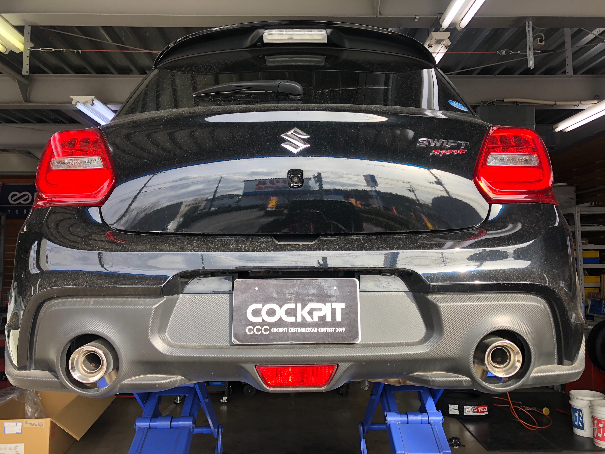 ZC33S スイフトスポーツ マフラー交換【 ZC33S x HKS スーパーターボ
